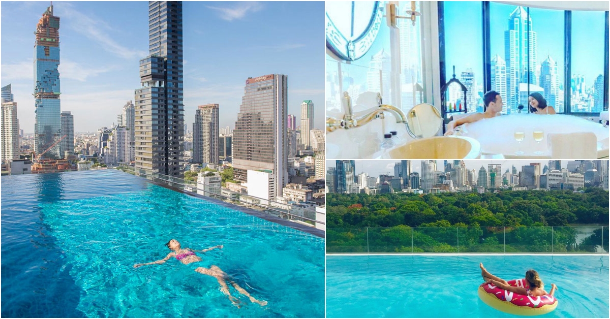 11 Hotel di Bangkok dengan infinity pool keren dan bathtub yang