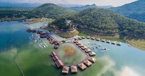 7 overwater bungalows in Kanchanaburi with incredible lake views