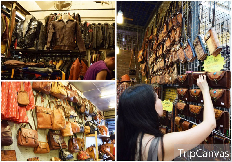 Leather Bag Sell In Shop At Chatuchak Weekend Market, Bangkok Thailand  Stock Photo, Picture and Royalty Free Image. Image 74939779.