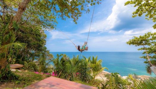 8 Reasons to visit Rock Beach Swing in Phuket Thailand including things to do like a stairway to heaven!